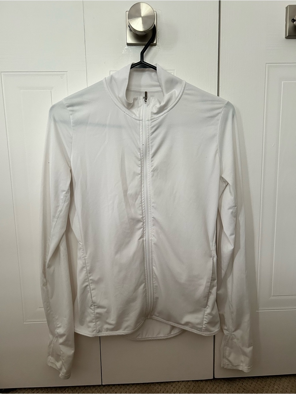 Andar White Full-Zip Lightweight Women's Jacket